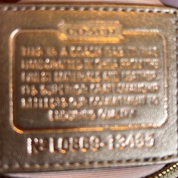 Gold Coach bag - Picture 5 of 5